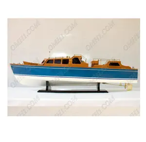 Wooden handicraft SPEED BOAT ROYAL fully assembled display ship model nautical decor for home and office decoration