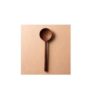 Cuillère de service en bois pour ustensiles de cuisine, ensemble de cuillères et de fourchettes en bois naturel pour taille personnalisée, vente en gros - Product Image 3