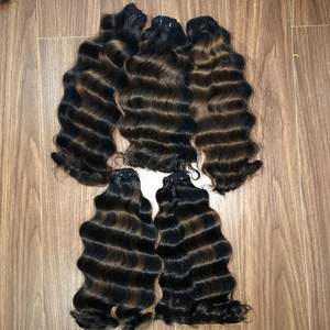 Natural Virgin <b>Extension</b> Low Price Wholesale <b>Cheap</b> 100% Vietnamese Raw Hair Unprocessed Burmese Curly Hair - Product Image 3