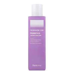 Cosmético Coreano FARMSTAY DERMACUBE PROBIOTICS THERAPY EMULSION, Antienvejecimiento, Blanqueador, Cuidado de la Piel K-Beauty, 200 ml, Para Todo Tipo de Piel - Product Image 1
