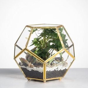Terrarium 3d — globe suspendu en verre, décoration de terrarium, verre géométrique en forme de diamant - Product Image 2
