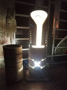 โคมไฟหลอดไม้ไผ่/โคมไฟไม้ไผ่วินเทจสำหรับร้านอาหาร/โคมไฟไม้ไผ่งานฝีมือ - Product Image 3