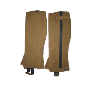 Classique Mini Chap plage couleur douce Amara XS-2XL .. Équitation demi Chaps produits équestres de haute qualité - Product Image 1
