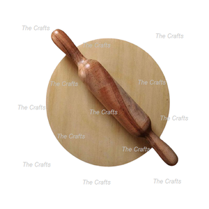 Latest Design Wooden Chakla Belan Customized Size And Shapes <b>Rolling</b> <b>Pin</b> And <b>Rolling</b> Board From India - Product Image 2