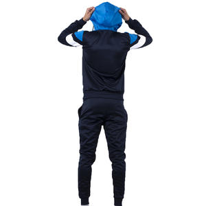 Anti-UV Two Tone Men Polyester Made Casual Tracksuits Penal Work/Block Printed Tracksuit - Product Image 4