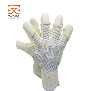 Gants de gardien de but de sport en latex de caoutchouc avec logo personnalisé de haute qualité gants de gardien de but professionnels jeunes adultes pour le football de football - Product Image 6