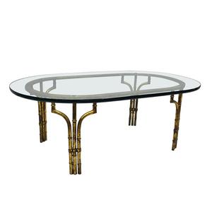 Table basse décorative faite à la main, meubles de maison, style, dernière table avec plateau en verre fini antique, table basse design - Product Image 1