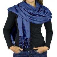 Pashmina Châles Hijab Personnaliser Impression Écharpe Haute Qualité Pas Cher Design Personnalisé couleur Logo Dames Solide Doux