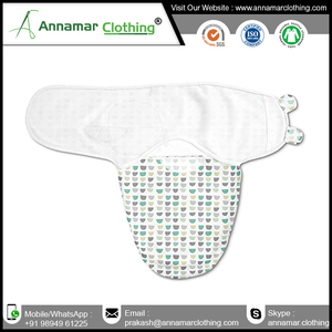 Latest Design 100% Organic Cotton Baby Adjustable Swaddle Wrap Blanket <b>Muslin</b> Blankets Direct From Indian Manufacturer - Product Image 5