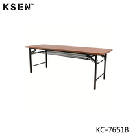 Table de réunion pliable en nid d'abeille, résistante au feu, avec cadre métallique, pour la maison, le bureau et les conférences – Vente chaude au Japon
