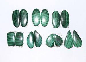 Gema Natural de malaquita para hacer joyas, piedra Natural, tamaño libre, DIY, precio al por mayor - Product Image 3