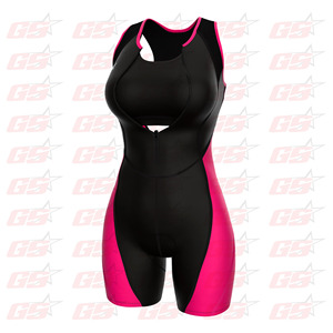Mono de Triatlón de manga corta para mujer, ropa deportiva para bicicleta de carretera, para correr - Product Image 5
