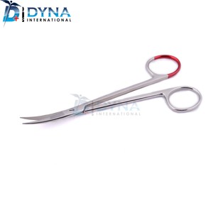 Instrumentos quirúrgicos, tijeras de longitud curvada de 51/2 pulgadas (14cm), certificado CE por dynainternacional - Product Image 2