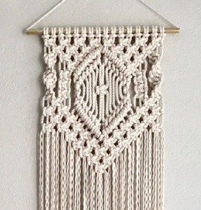 Fait à la main bohème macramé tenture murale 100% coton écologique taille personnalisée Casa décor décor à la maison pour chambre salon - Product Image 6