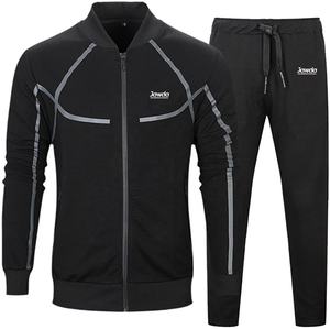 Survêtements deux pièces en coton 100% avec logo personnalisé OEM, collection d'hiver pour hommes, jogging et entraînement - Product Image 4