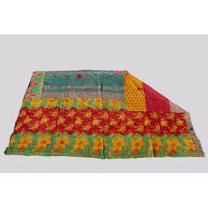 Vintage Kantha couette Lot cousu à la main réversible coton couvre-lit Patchwork bohème couverture/jeter en gros - Product Image 6