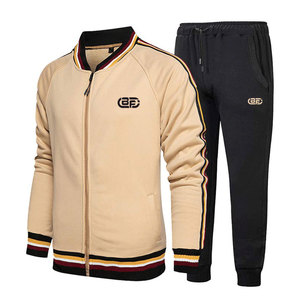 Novedad de 2021, ropa deportiva de invierno para hombre, traje ajustado con estampado de logotipo personalizado, diseño de conjuntos informales - Product Image 1