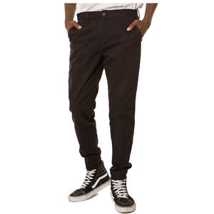 กางเกงวอร์มผ้าฝ้าย100% สำหรับผู้ชาย, กางเกงวอร์มกางเกงกีฬาทรงแบ็กกี้ปิดแบบมีเชือกรัดเอวดีไซน์เรียบลำลองขนาดใหญ่พิเศษ - Product Image 2