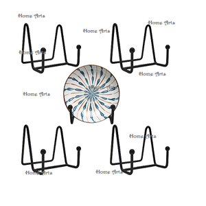Soporte de placas de color blanco y negro de metal Soporte de placa de tamaño y forma personalizado para accesorios de cocina - Product Image 3