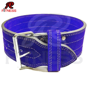 Cinturón de Levantamiento de Pesas Profesional para Gimnasio, de Cuero Vacuno Antideslizante con Hebillas, Unisex - Product Image 3