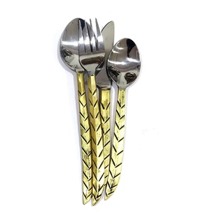 Cubiertos de metal de alta calidad de la mejor calidad, cubiertos decorativos de diseño hechos a mano, artículos para hoteles y restaurantes, cubiertos al por mayor - Product Image 4