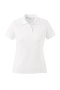 Design personnalisé décontracté compressé à manches courtes pour le cou pour les femmes de chemise solide motif blanc couleur respirant en gros d'exportation - Product Image 2