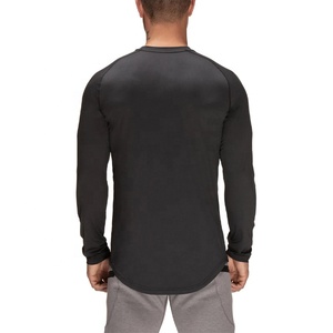 OEM, venta al por mayor de camisetas deportivas para hombres, personalizado, ajustado y de gran tamaño, manga larga, cuello redondo, sudadera y camiseta informal con nuevo diseño - Product Image 6