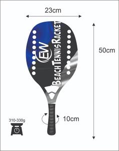 Raquettes de beach tennis personnalisées 100% verre, raquettes de paddle/Padel avec vos logos et combinaisons de couleurs - Product Image 1
