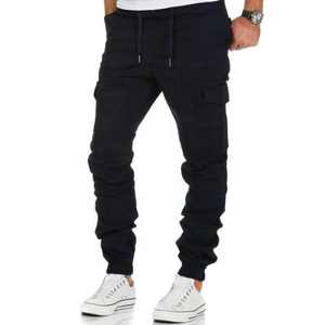 Pantalons de jogging coniques pour hommes, style décontracté athlétique, de survêtement avec panneaux Slim Fit, personnalisés, pour la course, pour hommes, avec poches à fermeture éclair - Product Image 4