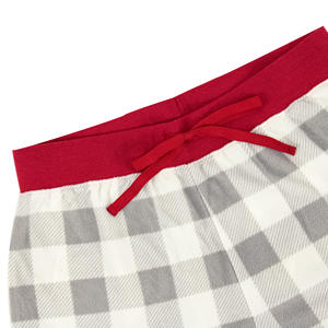 Knit Fleece Thermal White Long Sleeve Luxury Mother and Daughter <b>Matching</b> Outfits <b>Christmas</b> <b>Pajamas</b> Women Pj Sets - Product Image 5