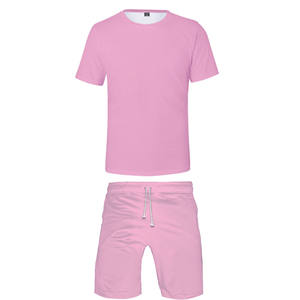 2022 Factory Wholesale Blank Unisex Full Color Workout Yoga Fitness Gym Sports <b>Swim</b> Beach Vest <b>T</b> <b>Shirt</b> Short Pants Set - Product Image 6