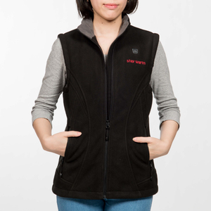 Factory Custom Ultra-Soft Warm and Lightweight Fleece Fabric USB-C battery Heated <b>Vest</b> With 3 Adjustable Heat Settings - Product Image 4