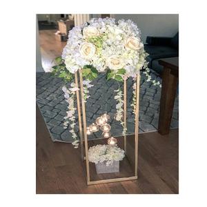 Ensemble de 4 centres de table de différentes tailles, qualité supérieure, en métal, pour centres de table de mariage, pour la scène de mariage - Product Image 5