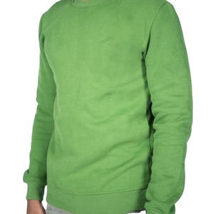 Sweat-shirt à col rond pour homme, coupe longue, coupe-vent, en molleton de coton et polyester 400 g/m², motif uni, personnalisable avec logo - Product Image 1