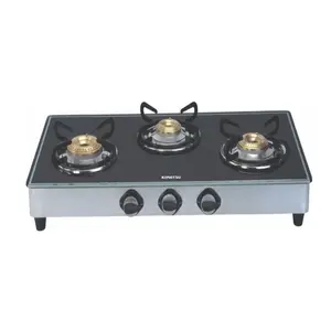 3 Burner Gas Cook-Top Gas Stove With Flame Failure device