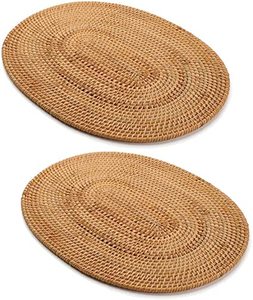 Round Rattan Charger Plate 100% Hand Made Craft Vietnam High Quantity Low Price Kinghandicraft Vietnam - Product Image 1