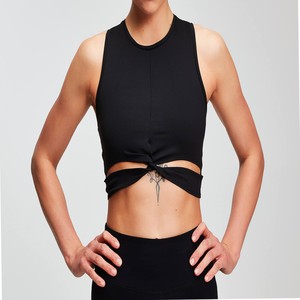 Tiktok สปอร์ตบราเซ็กซี่คอสูงกันกระแทกสำหรับผู้หญิงบราโยคะฟิตเนสยิมเสื้อบราออกแบบโลโก้ได้ตามต้องการ - Product Image 2
