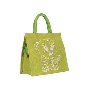 Newly Designed Jute Printed <b>Bags</b> Fashionable Reusable Handmade Multipurpose <b>Bag</b> With <b>Zip</b> Handmade Jute <b>Bags</b> at Best Price - Product Image 5
