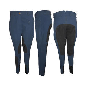 Pantalones de cuero y nailon de asiento completo personalizados de alta calidad Modelo Jodhpurs de invierno mallas de montar para deportes ecuestres - Product Image 1