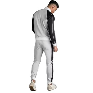 Ecoach ชุดวอร์มมีฮู้ดและกางเกงขายาวสำหรับผู้ชายชุดวอร์มแขนเสื้อแร็กแลนสีตัดกันออกแบบได้ตามต้องการ - Product Image 3