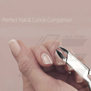 Recortador de cutículas de acero inoxidable de lujo de 4,5 \ "con bloqueo trasero de seguridad herramienta de cuidado de uñas para manicura pedicura caja de embalaje - Product Image 2