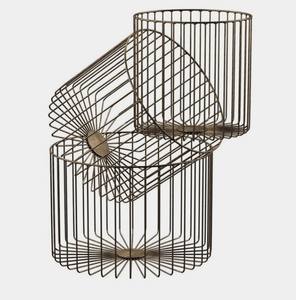 Cesta de Metal de acabado galvanizado para cocina, para el hogar Juego de 3 piezas de Metal, restaurante, frutas y verduras, Color negro - Product Image 2