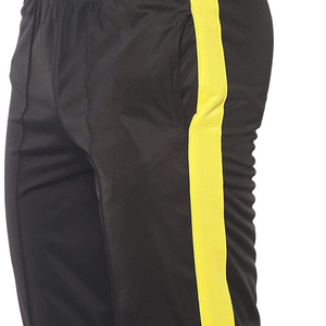 AMNA INDUSTRIES Survêtements pour hommes en polaire polyester, coupe classique, rayés noir et jaune, pour l'hiver, en promotion - Product Image 5