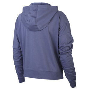 Venta al por mayor de algodón polar jersey de gran tamaño Sudadera con capucha logotipo personalizado Unisex largo Sudadera con capucha para las mujeres de punto de tela para el invierno - Product Image 6