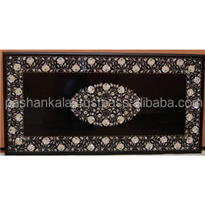 Noir Marbre Rectangulaire Table Tops - Product Image 1