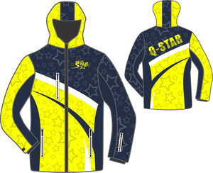 Chaqueta de esquí personalizada para hombre, ropa al por mayor de invierno, Capucha ajustable, carcasa flexible aislante transpirable, con cremallera Extra, para patinaje - Product Image 4