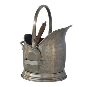 <b>Marvelous</b> Design Coal Bucket With Shovel Handmade Copper Coal <b>Storage</b> Basket For Fire Pit Accessories - Product Image 6