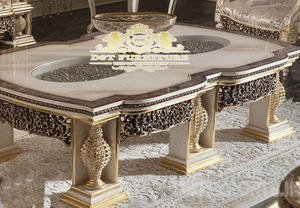 Ensemble de canapés de salon sculptés à la main de style européen, ensemble de canapés en bois royal, design pour salon, canapé de salon en bois de luxe - Product Image 6