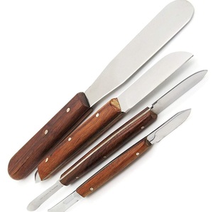 Espátulas y cuchillos de alineación de yeso, mezcla Dental, modelado de cera, juego de instrumentos de 4 piezas - Product Image 1