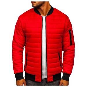 Chaqueta de cuello levantado personalizada para hombre, chaqueta de plumón en blanco para invierno, estilo de moda de alta calidad, talla grande, venta al por mayor - Product Image 1